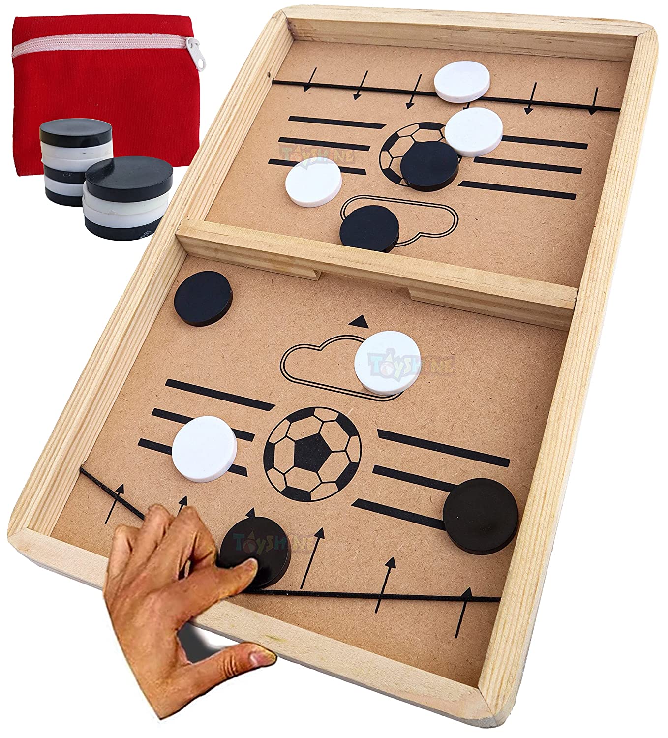 String Carrom and Hockey Set